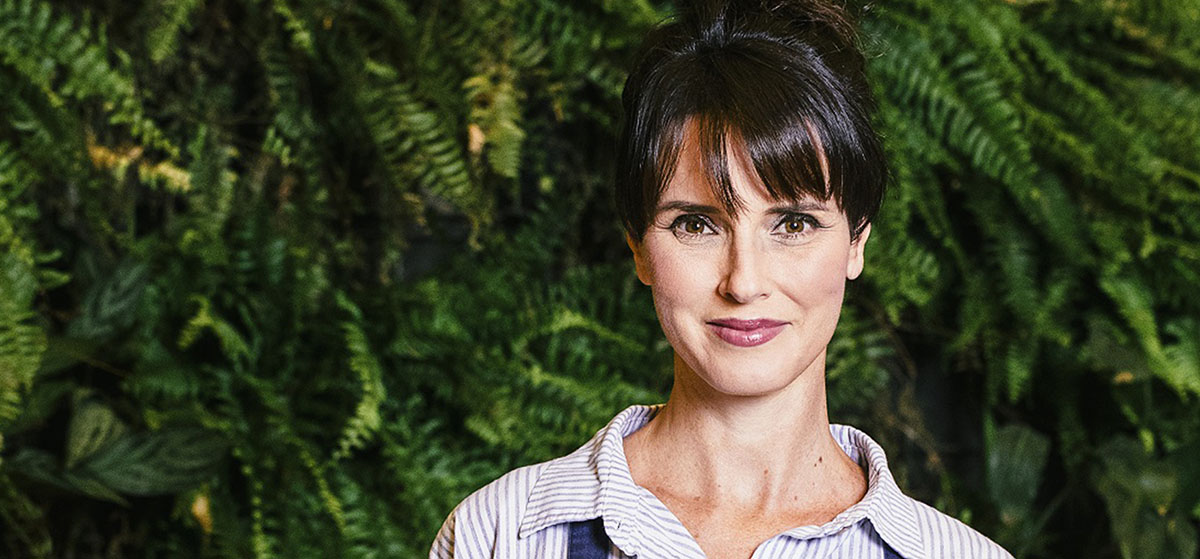 Helena Rizzo, embaixadora do projeto de Banco de Sementes da Associação Verde Esperança, com Samir Selman Jr.