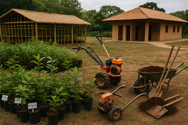 Participação voluntária e apoio social ao projeto Adote uma Árvore da Associação Verde Esperança, com destaque para a mobilização e doações.