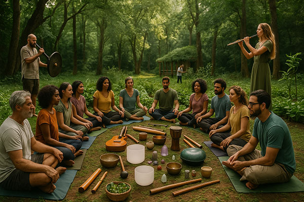 Chamada à colaboração com o projeto Vive da Associação Verde Esperança, com destaque para doações, voluntariado e convite a terapeutas e facilitadores.